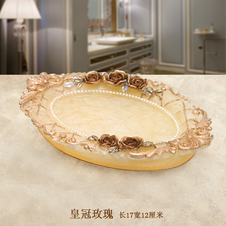          Ʈ Ǽ縮/Household Luxury resin soap dish soap box bathroom soap tray accessary